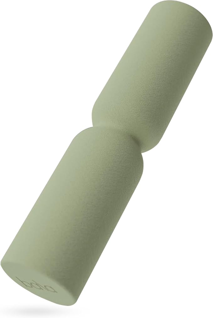 Bala Hourglass Foam Roller (Sage) - Soft Density Back Roller Foam for Physical Therapy, Deep Tissue Muscle Massage, Flexibility & Stretching - Workout Roller for Yoga, Neck, Back & Legs Exercise