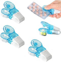 Portable Pill Taker,2025 New Portable Pocket Pill Box Dispenser,Storage Box Medication Dispenser Easy to Take Out Pills from Package for Elderly,Individuals with Weak Senior Arthritis Hand (3PCS)