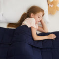 L'AGRATY Weighted Blanket - 36"x48" 3lbs Microfiber Material with Glass Beads Small Blanket for All-Season Summer Fall Winter Soft Thick