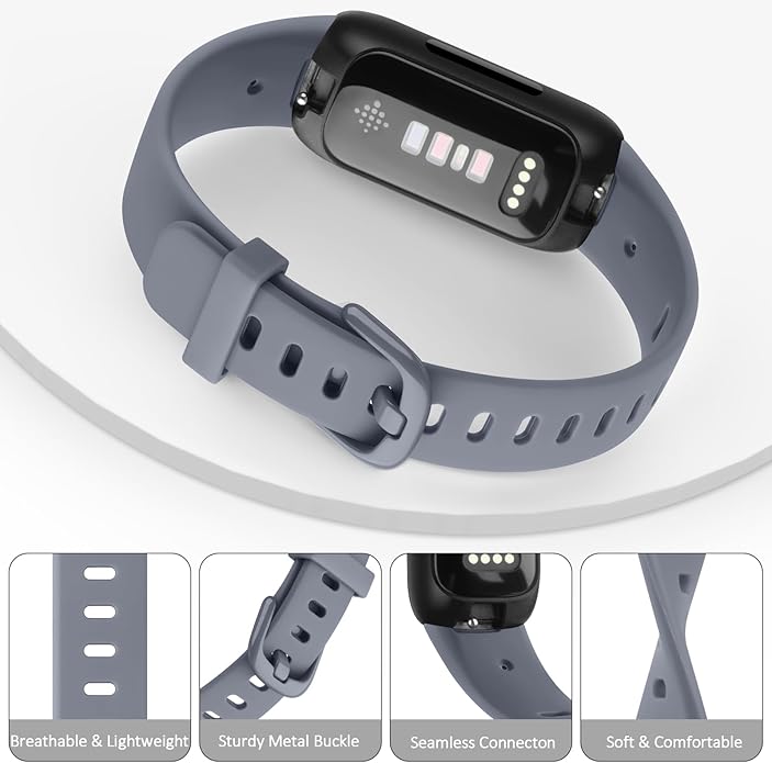 AK Band Compatible with Fitbit Inspire 3 Bands for Women Men, Adjustable Replacement Sport Wristbands Straps for Fitbit Inspire 3 Fitness Tracker