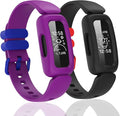 Silicone Bands Compatible with Fitbit Ace 3, Waterproof Soft Replacement Bands for Kids, Boys & Girls Bracelet Accessories