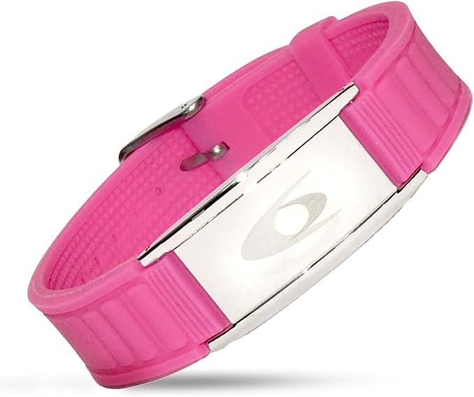 EMF BodyBand Plus+ Bracelet - Holistic Wellness Harmonizer Wristband for Men and Women (Pink)