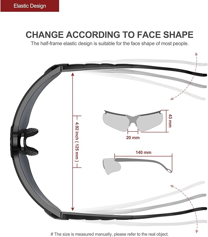 xaegistac Shooting Glasses with Case Anti Fog Hunting Safety Glasses for Adults