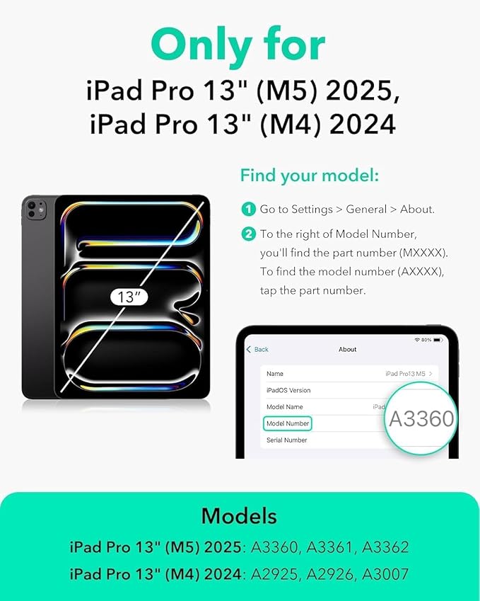 ZenRich [2 Packs] Anti Blue Light Screen Protector for iPad Pro 13 Inch (M5 2025/ M4 2024) – 9H Hardness Tempered Glass, HD Clarity, Eye Protection, Scratch Resistant, Bubble-free