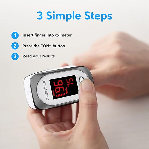 Fingertip Pulse Oximeter SPA30, Blood Oxygen Saturation Monitor, Fast SpO2 Reading Oxygen Meter with Clear OLED Screen