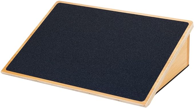 StrongTek Slant Board for Squats & Knee Training, Heavy-Duty Incline Board with Non-Slip Surface, Fixed 25° Wooden Stretch Board, 1000 Lbs Capacity