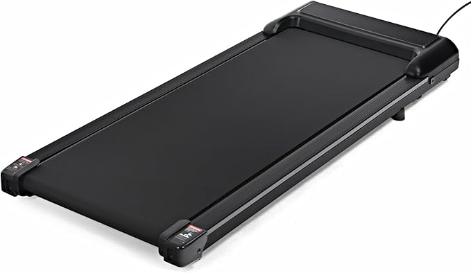 Under Desk Treadmill, Walking Pad 300 lb Capacity, Desk Treadmill for Home Office, 2.5HP Low Noise Walking Treadmill Pad with Remote Control, Portable Treadmill for Home Office (Black)