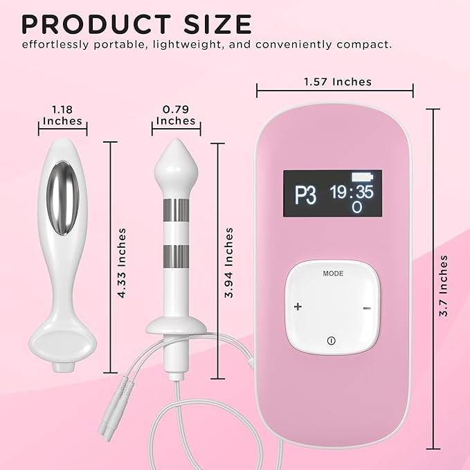 Lil Lady Intimate Trainer | Automated Pulsing Comfort System with Remote Control | Hands-Free Experience with Different Intensities | Self-care Set Includes Dual Attachments for Versatile Exploration
