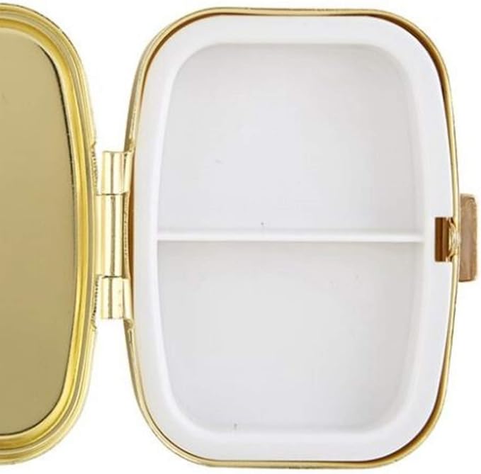 Needzo Medicine Organizer, Blessed Mother Proverbs 31:28 Pill Box or Trinket Case, 2 3/8 Inch