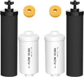 Gravity Water Filters for Berkey Water Filter Replacement, Replacement for BB9-2® Black Filter & for PF-2® Fluoride Filters Combo Packs,Compatible with Berkey Gravity Water Filter System,NSF 42