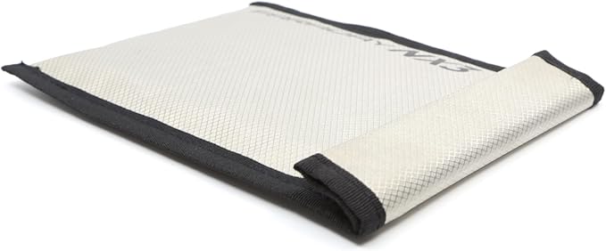 FARADAY DEFENSE 5" x 7" NX3 Triple Layer Cyber Fabric Faraday Bag Sleeves Pouch Signal Shielding, Anti-Hacking, Anti-Tracking, EMP Bag