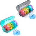 2 Pack Weekly Pill Organizer 7 Day 2 Times a Day, Sukuos Large Daily Pill Cases for Pills/Vitamin/Fish Oil/Supplements, BPA Free Pill Box, Easy to Clean