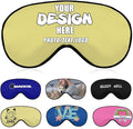 Custom Eye Masks for Sleeping Men Women Kids, Customized Blackout Eye Covers, Personalized Night Blindfolds for Adult Children,#Khaki