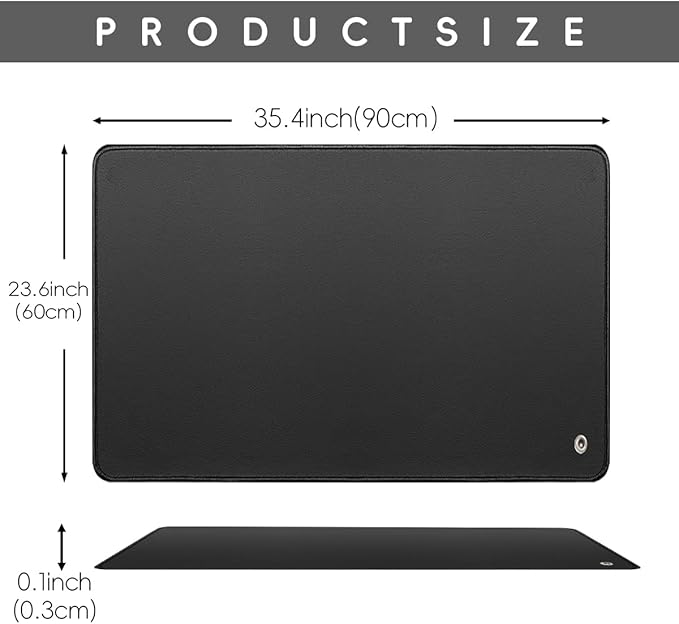 Grounding Mat,35.4x23.6 inches,Reconnect to The Earth EMF Recovery,for Foot Therapy, Universal Grounding Sleep Mat, Grounding Yoga Mat,Improve Energy,Sleep Assist and Helps with Anxiety Black