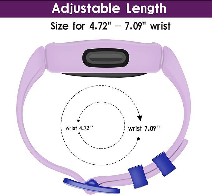 Silicone Bands Compatible with Fitbit Ace 3, Waterproof Soft Replacement Bands for Kids Boys Girls Bracelet Accessories Sports Band