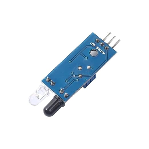 5pcs IR Infrared Obstacle Avoidance Sensor IR Transmitting and Receiving Tube Photoelectric Switch 3-pin Compatible with Ar-duino Smart Car Robot