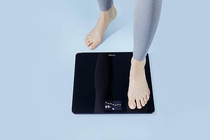 Withings Body - Digital Wi-Fi Smart Scale with Automatic Smartphone App Sync, BMI, Multi-User Friendly, with Pregnancy Tracker & Baby Mode
