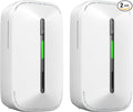 SITERWELL Plug in Carbon Monoxide Detector 10 Year Battery, CO Alarm Detector with Electrochemical Sensor and Sound Warning, AC Powered Portable Carbon Monoxide Detector for Home Office Travel,2-Pack