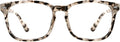TIJN Blue Light Blocking Glasses for Women Men Clear Frame Square Nerd Eyeglasses Anti Blue Ray Computer Screen Glasses