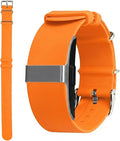 Silicone Loop Strap Compatible with Hume Health Band, Soft Silicone Replacement Band Adjustable Clasp Buckle Closure Strap Wristband for Fitness Tracker