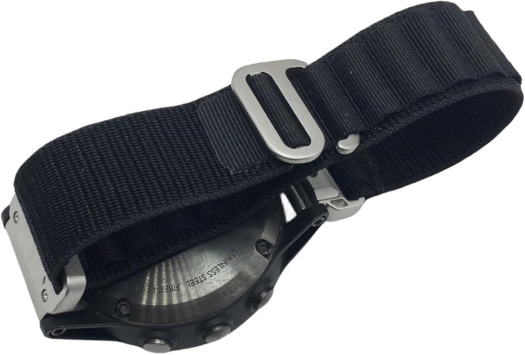 Custom Fit by Wrist Size, Small & Large Wrists, for Garmin Nylon Watch Band –– Compatible with QuickFit 20mm / 22mm / 26mm, Fenix 7, Instinct 2X, Forerunner, Epix, Tactix, MARQ, quatix, Approach