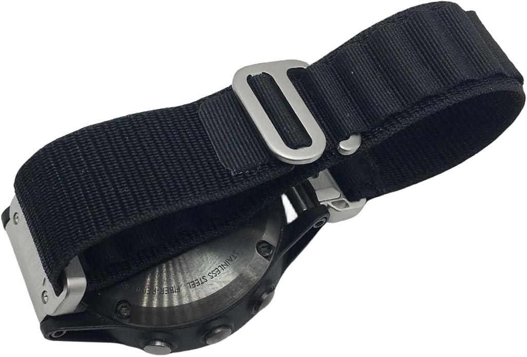 Custom Fit by Wrist Size, Small & Large Wrists, for Garmin Nylon Watch Band –– Compatible with QuickFit 20mm / 22mm / 26mm, Fenix 7, Instinct 2X, Forerunner, Epix, Tactix, MARQ, quatix, Approach
