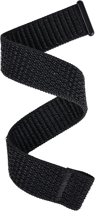 Strap Compatible with Garmin Forerunner 965/955/945/935，22mm Replacement Watch band - Woven Nylon with Hook-And-Loop
