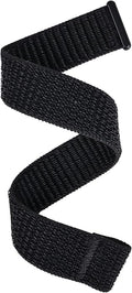 Strap Compatible with Garmin Forerunner 965/955/945/935，22mm Replacement Watch band - Woven Nylon with Hook-And-Loop
