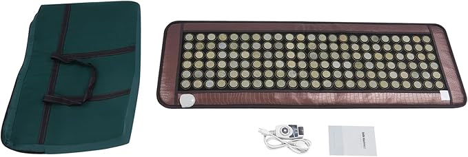 Natural Jade Tourmaline Stone Far-Infrared Therapy Mat Electric Heating Pad