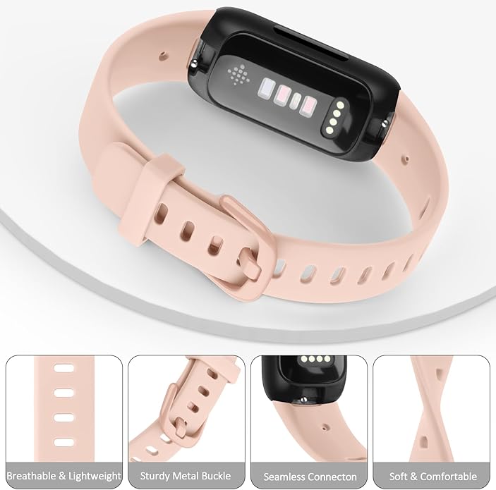 AK Band Compatible with Fitbit Inspire 3 Bands for Women Men, Adjustable Replacement Sport Wristbands Straps for Fitbit Inspire 3 Fitness Tracker