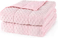 Mr. Sandman Weighted Blanket for Adults, Minky Dots Heavy Blanket for Woman, Man Sleeping/Calm, Soft, Cozy and Cooling Weighted Throw Blankets, Machine Washable, 48 x 72in, 15 lbs, Pink