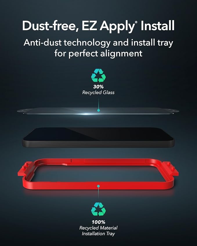 ZAGG Glass XTR3 iPad Air 13" (M5)/ (M4)/ (M3)/ (M2) Screen Protector - Advanced Hexiom Impact Technology, Recycled Glass, Blue Light Filter, Anti-Reflective, Easy Install, Protect Your Eyes & Screen