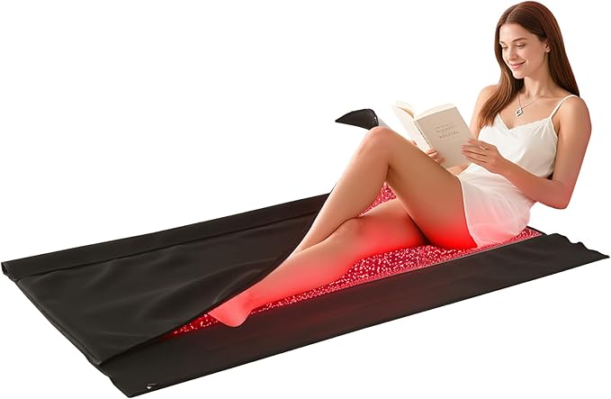 Red Light Therapy Sleeping Bag, 2680 LEDs Full Body Red Infrared Light Therapy Device, Home Use for Deep Tissue Treatment, Skin Rejuvenation, Muscle Recovery, and Pain Relief