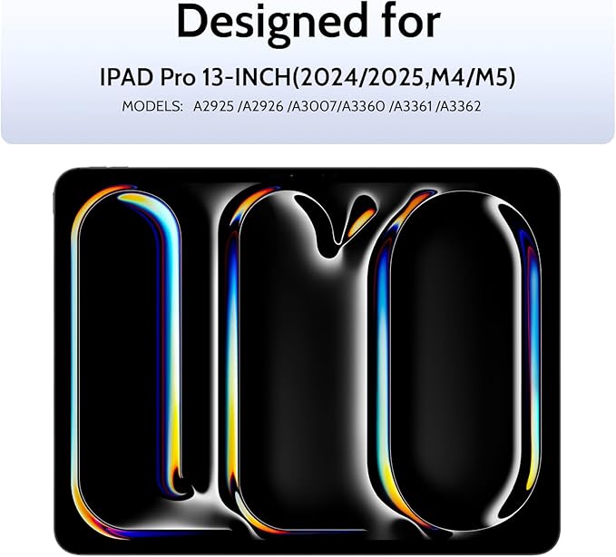 2 Pack Magnetic Paperfilm for iPad Pro 13 Inch M4/M5 [2024/2025 7th/8th Gen], Feel Like Writing Drawing On Paper, Matte Removable Anti Glare Fingerprint Screen Protector Blue Light Filter