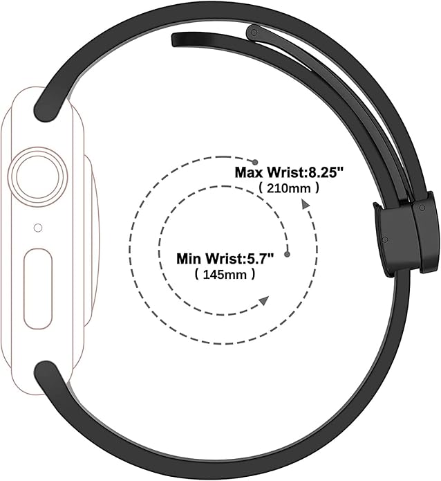 Lamshaw Compatible with Spade & Co Health Smartwatch 4 bands, Soft Silicone Sport Wristband Replacement Straps Compatible with Spade & Co Health Smartwatch 4 1.85 Inches