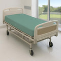 6 Pack Fitted Hospital Bed Sheets - Soft Microfiber Hospital Fitted Sheet - Hospital Bed Fitted Sheets (Aqua Green, 36" x 84" x 12")