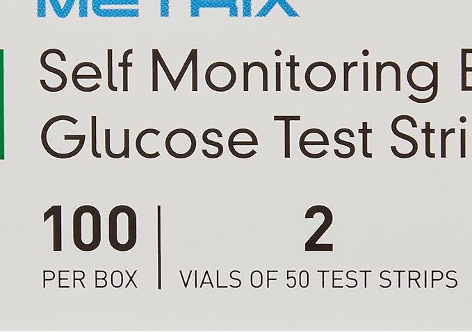 McKesson True METRIX Blood Glucose Test Strips for Diabetes [200 Strips] Self-Monitoring System