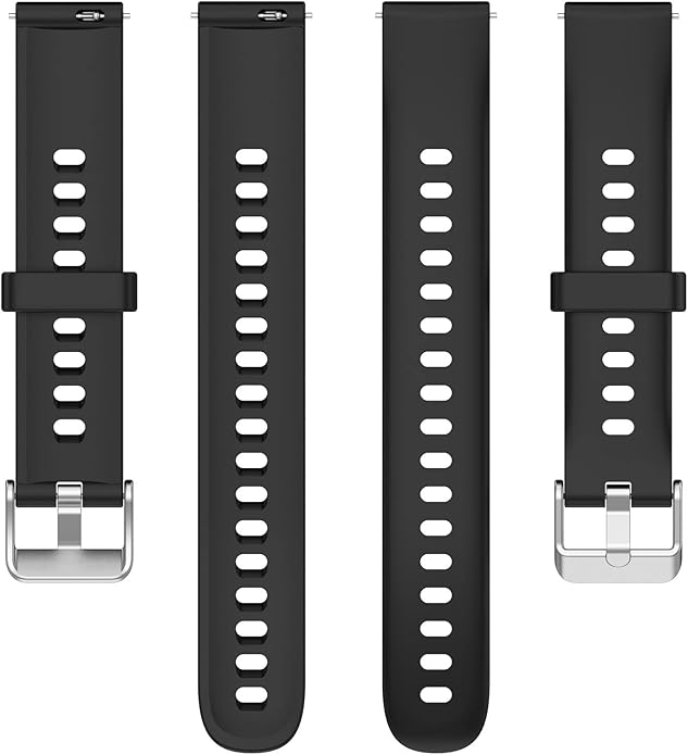 3 Pack Replacement Bands Compatible with HENGTO Fitness Tracker Watch for Kids, Soft Silicone Adjustable Sport Strap Wristband for HENGTO 1.4''/MorePro HM08/FITVII HM08/YOUSOKU H97 Pro/Amzhero D26/HENGTO H39 PLUS Smartwatch for Kids