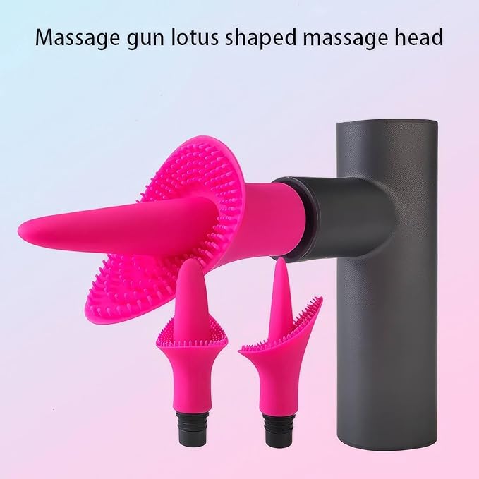 Massage Gun Attachments,Silicone Massage Gun Heads,Deep Tissue Percussion Trigger Point Massage Replacement Head, Plug and Play Comfort Tools (Color : G, Size : 12MM-13MM)