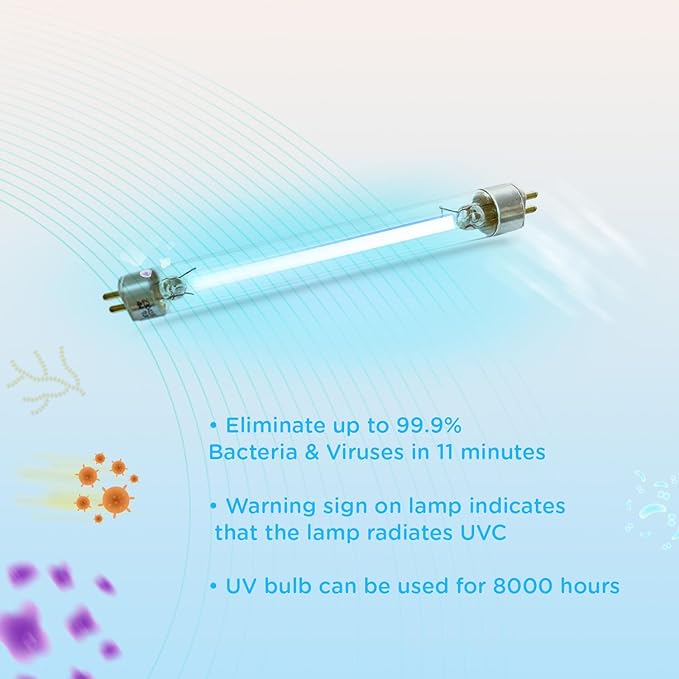 EVLA'S Replacement UV-C Bulb UV Sanitizer Box