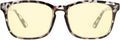 TIJN Blue Light Blocking Glasses for Women Men Clear Frame Square Nerd Eyeglasses Anti Blue Ray Computer Screen Glasses