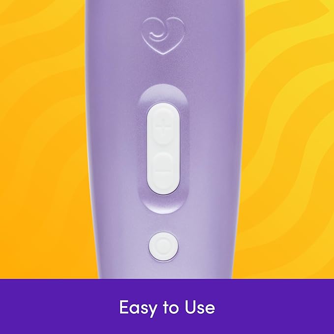 Lovehoney Powerful Electric Handheld Massager | Mains Powered Body Massage Tool with 12 Vibration Modes | Flexible Neck for Muscle Aches in Back, Neck, Shoulders, Legs | Lilac