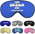 Customizable Sleep Masks Soft Blackout Comfortable Flexible Reusable, Custom Sleep Mask for Man Woman Kid, Custom Blindfold Long Flight Must-Haves, Dorm Room Essentials,#RoyalBlue