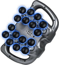 Massage Gun Deep Tissue, 16 Head Percussion Massager with 9 Modes & 99 Speeds, 22800 RPM Quad Motor Muscle Massager for Back Neck Shoulder Legs, Quiet Type-C Rechargeable, Gift for Men Women