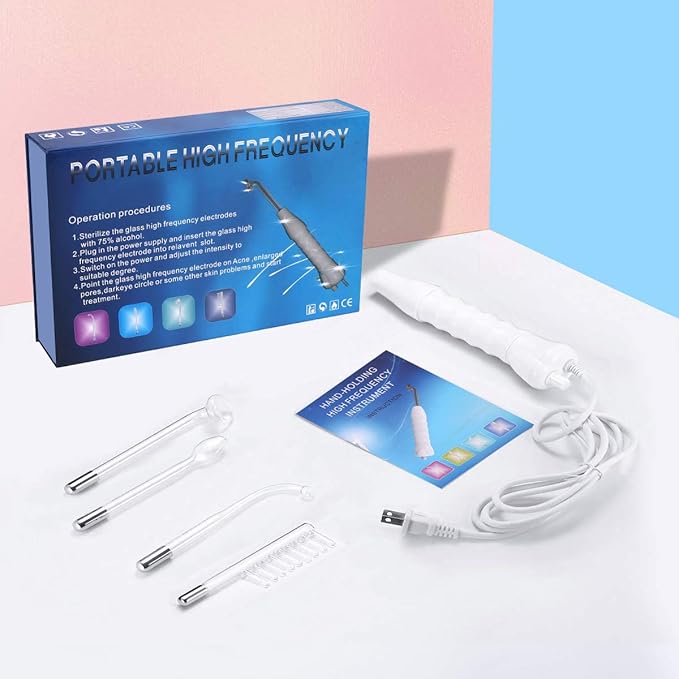 MYSWEETY High F Rrequncy Portable Handheld Facial Skin Care Wand Machine