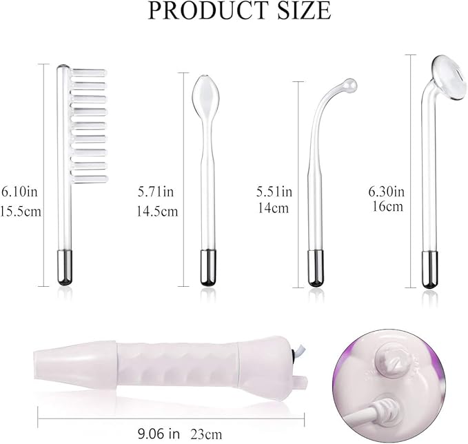 Face Skin Care Wand, FAZJEUNE High F requency Facial Device Face Skin Care Kit Portable Skin Care Tools Home Use