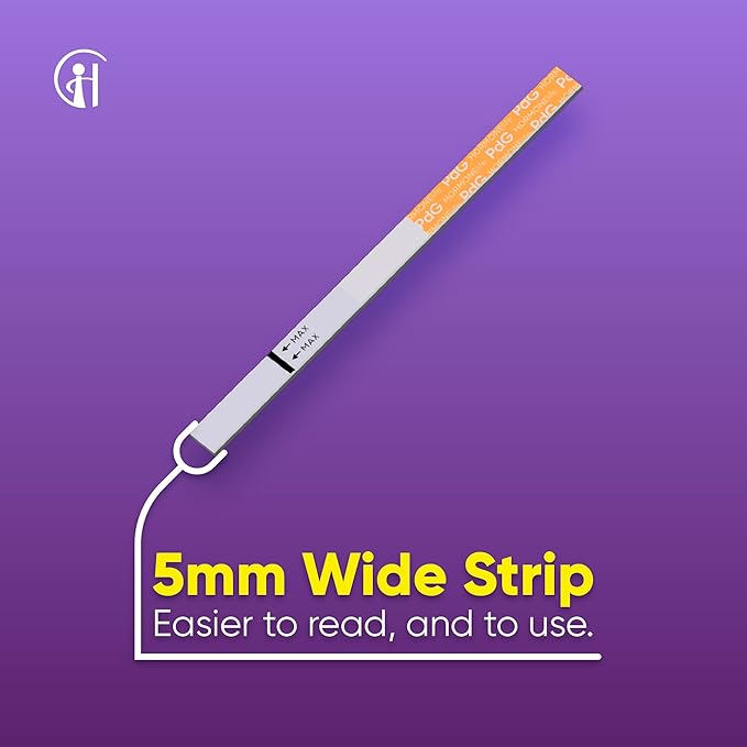 PdG Test Strips for Women – PDG Urine Tests to Confirm Ovulation, Easy at-Home Progesterone Metabolite Detection (6/12 Count) (12 Count)