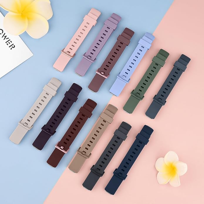 3 Pack Replacement Bands Compatible for Fitbit Inspire HR/Fitbit Inspire/Fitbit Ace 2/Fitbit Inspire 2, Adjustable Accessory Soft Silicone Sport Wristband for Women Men