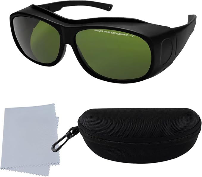 Laser Safety Glasses Red Light Therapy Goggles UV Blocking Laser Glasses for Laser Cosmetology Operator Eye Protection