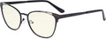 Eyekepper Blue Light Filter Glasses for Women- Butterfly Design Computer Eyegalsses with Transparent Blue Lens